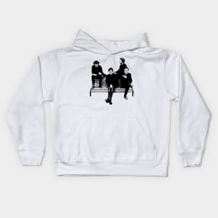 Black and White Retro Kids Hoodie